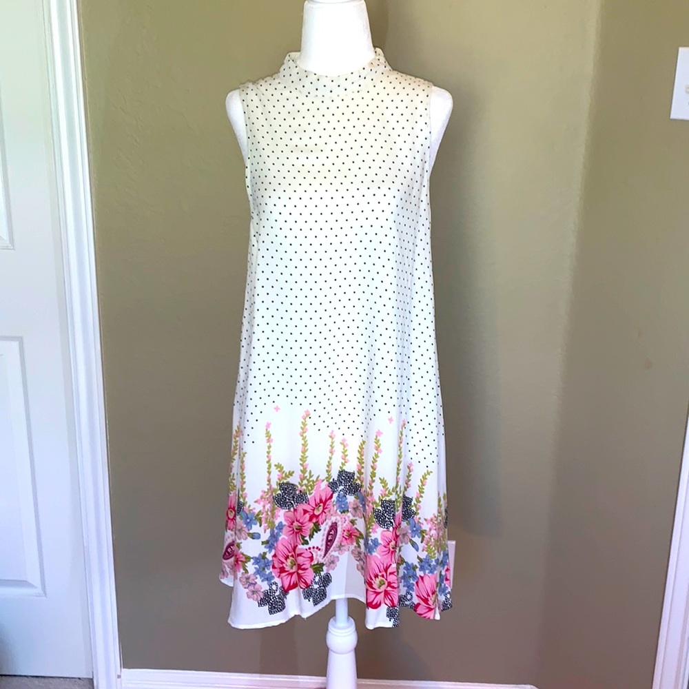Jodifl M floral & polka dot dress